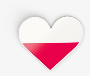 Download Flag Icon Of Poland At Png Format - Poland Heart Flag Icon