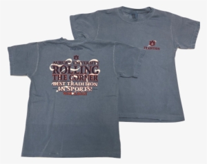 Youth Auburn "rolling The Corner" Comfort Colors T-shirt - Cheer Comfort Color Shirt