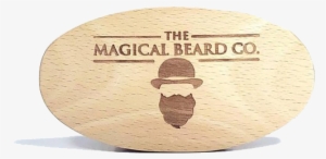 Magical Beard Logo Beard Boar Brush - Plywood