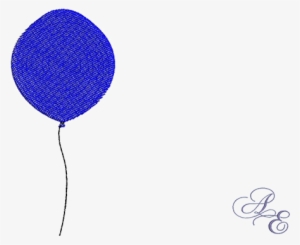 A Single Balloon As A Reminder Of Summer, Birthdays - Illustration