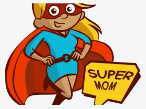 Super Mom Clipart - Dia De La Madre Dibujos Animados