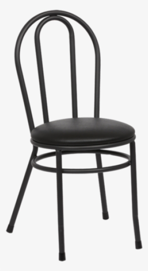 Royal Industries Hairpin Back Steel Frame Black Vinyl - Chair