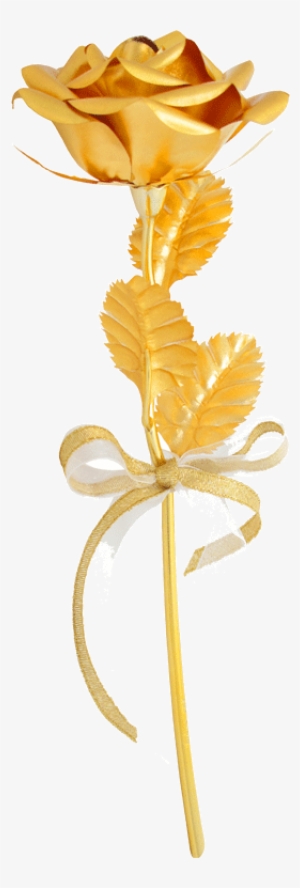 Golden Rose - Gold Rose Png
