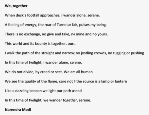 Ravi Mantha On Twitter - Journey Poems By Narendra Modi