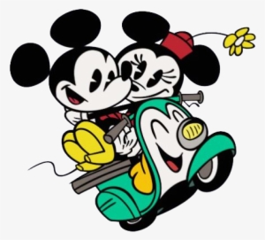 Cartoonmick Minscooterride - Mickey Mouse Shorts Png