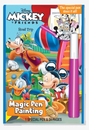 Mickey Mouse Road Trip Magic Pen - Lee Publications Magic Pen Painting, Disney Mickey
