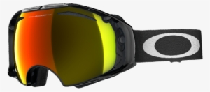 Oakley Oo7037 Airbrake Black Fire Persimmon Goggles