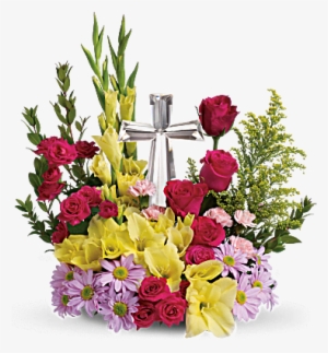 As Pictured - Easter Flower Arrangement With Angel