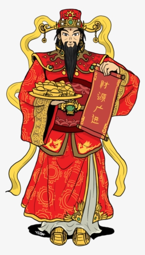 Cai Shen - Chinese God Of Wealth Png - 774x1032 PNG Download - PNGkit