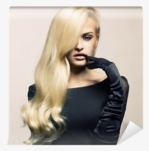 Beautiful Lady With Magnificent Hair Wall Mural • Pixers®