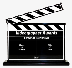 Distinction Clapboard - Videographer Awards
