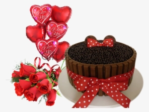 Cake Delivery In Sharjah - Design Cake In Red Ribbon