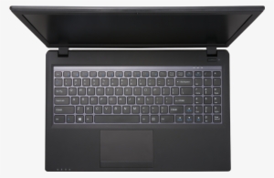 Gigabyte P15f V2 Above Keyboard View - Gigabyte P15f V2