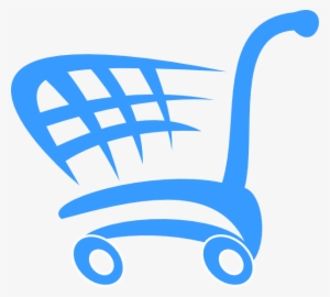 Blue Shopping Cart Png