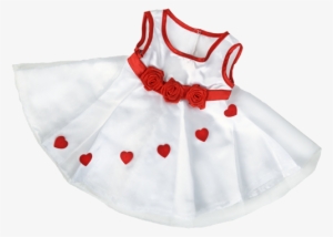 Adorable Heart Dress - Adorable Hearts Dress Outfit Fits Most 14" - 18" Build-a-bear,