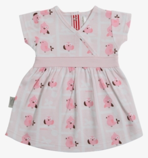 Sooki Baby Pink Bird Dress - Clothing