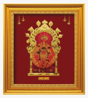 A6 Ambabai Mahalaxmi - Odishabazaar Saibaba 24karat Pure Gold Sheet Artwork