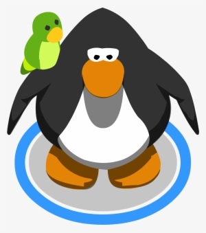 Green Parrot Ig - Penguin With A Tie