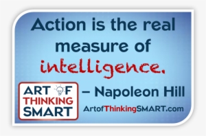 Napoleon Hill Action Quote - Motivation