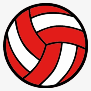 Impact Volleyball - Red Volleyball Clip Art