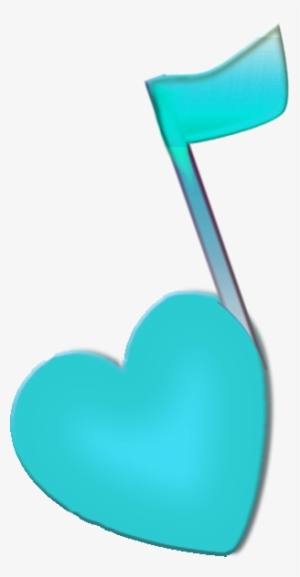 Blue Music Note - Transparent Singing Musical Notes