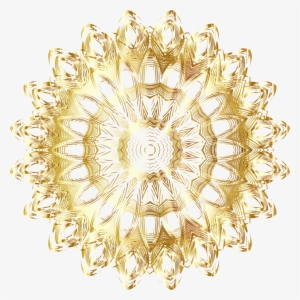 Big Image - Gold Mandala Transparent Background