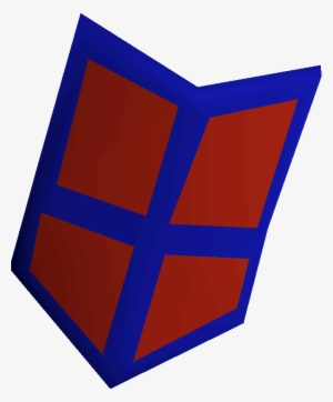 Red Decorative Shield Detail