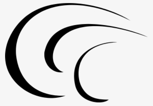 Wedding Program Clipart Graphic Design 102 - Wind Lines Clipart