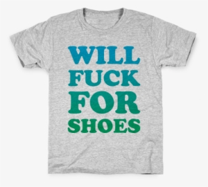 Will F*** For Shoes Kids T-shirt - Midpoint Cafe