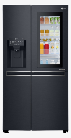 Lg Gsx960mtaz Instaview Door In Door American Fridge - Lg Side By Side