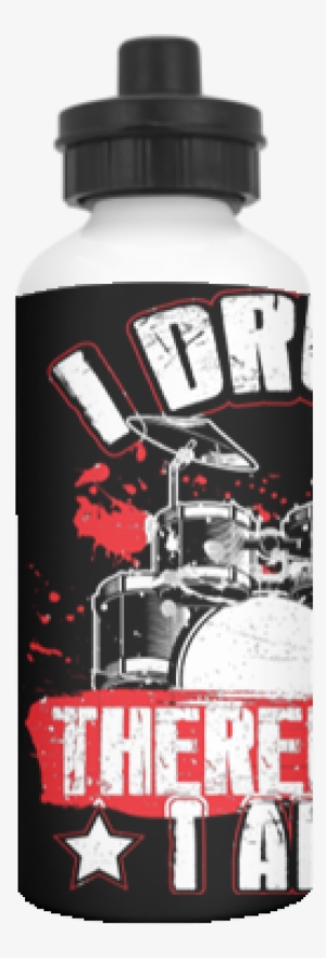I Drum Therefore I Am 20 Oz Stainless Steel Water Bottle - Music