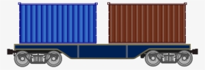 Railroad Car Rail Transport Train Goods Wagon - Wagons Png
