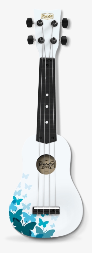 First Act Discovery Acoustic Guitar - White With Butterfly