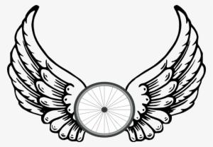 Wheel Angel Wings Clip Art At Clker - Angel Wings Outline Png