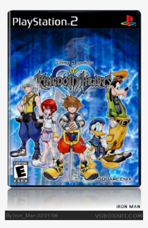Kingdom Hearts Box Art Cover - Kingdom Hearts Wallscroll