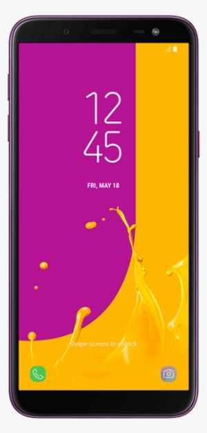 Samsung Galaxy J6 32 Gb Purple Front - Samsung Galaxy J8 2018 Purple