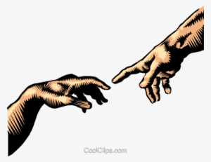 Gods Clipart Hands - Creation Of Adam Advertisement