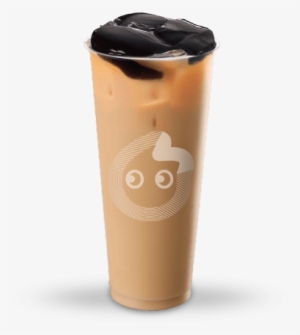 Milk Tea With Grass Jelly - Grass Jelly