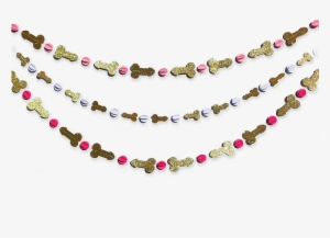 Penis Party Garland Banner, 5' Bachelorette Party & - Bachelorette Party