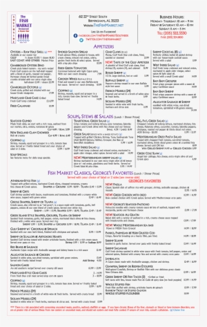 1 - Fish Market Restaurants, Inc.