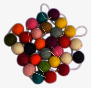 Felt Ball Garland - Felt