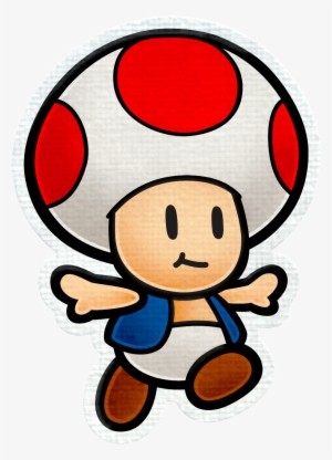 Paper Mario Toad Png
