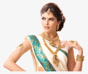 Online Jewellery Shopping Store India - Girl With Jewellery Png