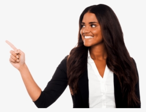 Free Png Women Pointing Left Png Images Transparent - Woman Finger Pointing Left