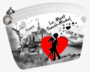 Wallet Couple / Heart - Mont Saint-michel
