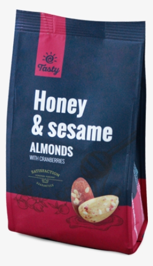 Honey & Sesame Almonds With Cranberries Tasty - Almond