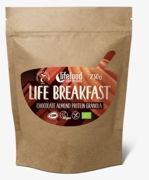 Raw Organic Life Breakfast Granola Chocolate Almond - Chocolate