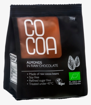 Almonds In Raw Chocolate - Cocoa Bio Mandle V Raw Čokoládě 70g