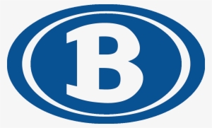 Oval B Logo One Color Blue - Brownsboro