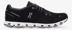 Womens On Cloud Running Shoe | Black/white